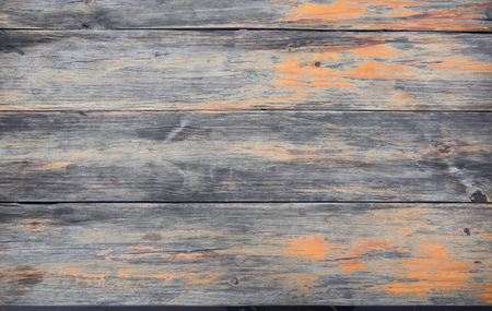 Old and dirty grunge orange textured wooden background,The surface of the old brown wood texture,top view brown teak wood.の写真素材