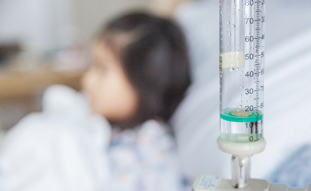 clinic heal patient Fluids Intravenous to blood vein in hosital room. Virus flue epidemic situation medicine healthy concept.の写真素材