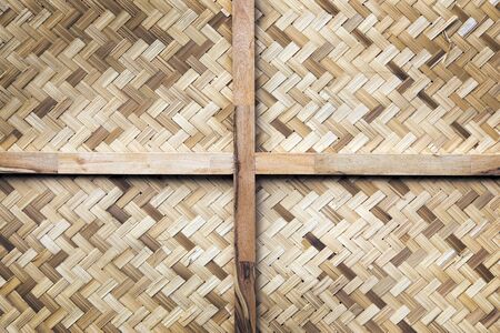 bamboo wood rattan texture backgroundの写真素材