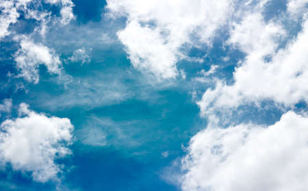 clear sky on summer day on summerの写真素材