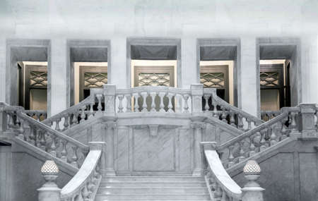 luxury marble architecture residence for backgroundの写真素材