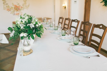 Wedding d coration table ideas.の写真素材