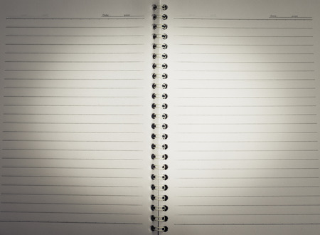 Note book for backgroundの写真素材