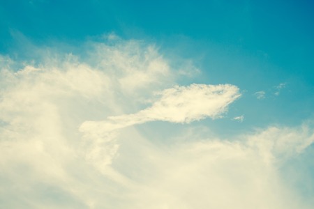 Blue sky with cloud