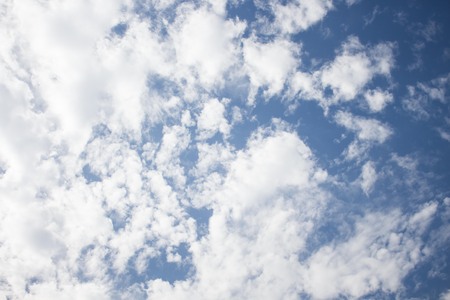 Blue sky with cloud used for background