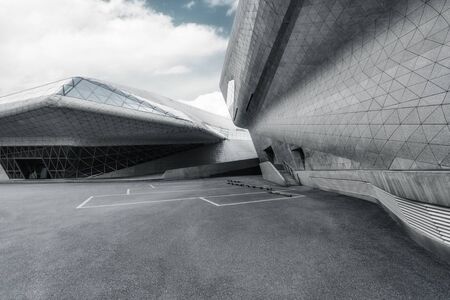 Regularly build road platformsの写真素材