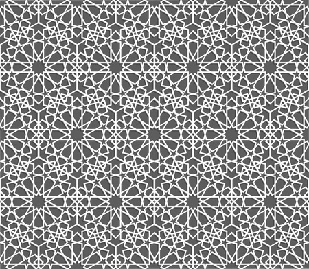 Islamic pattern. Seamless geometric background in arabian styleのイラスト素材