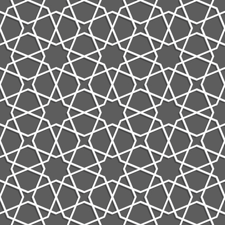 Islamic pattern. Seamless geometric background in arabian styleのイラスト素材