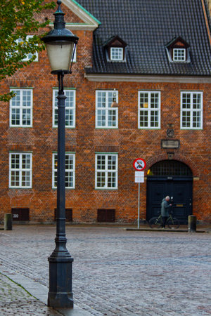 Street lamp on the streets of Copenhagen