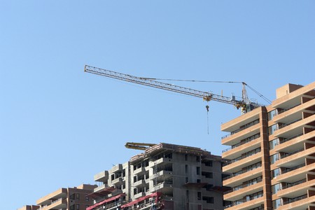 Chile city and its buildings under construction - 1
