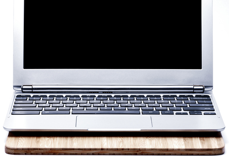 Generic laptop bleachedの写真素材