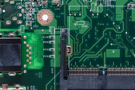 Connections inside laptop computer