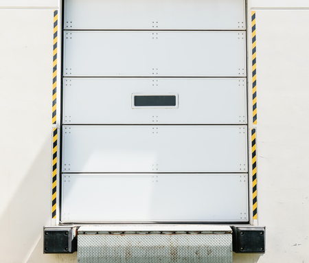 Receiving door on loading dockの写真素材