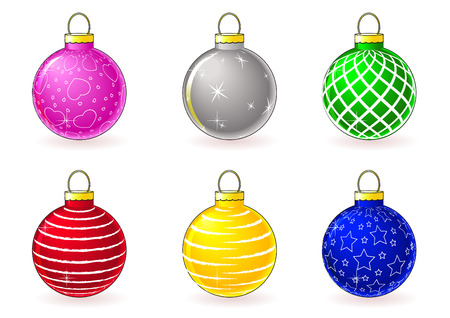 New Year decorations のイラスト素材