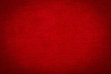 Natural linen fabric for embroidery. Red colorの写真素材