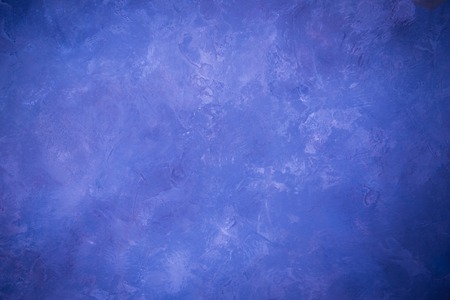 Blue lighted wall texture for designer background. Painted surfaceの写真素材