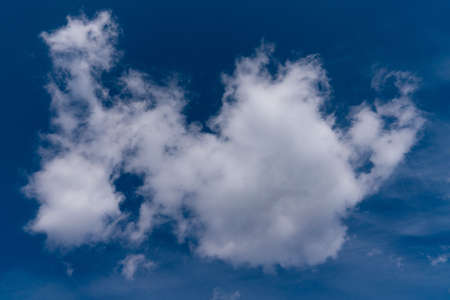 Blue sky with white clouds. high quality photoの写真素材
