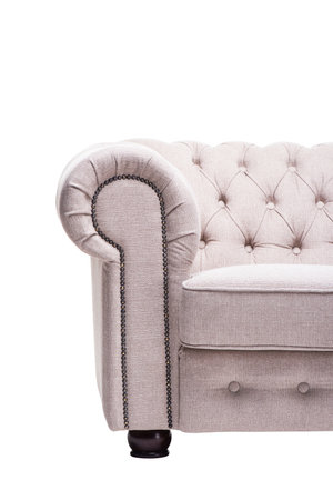 Comfortable armchair isolated on white background. Clipping path included.の写真素材