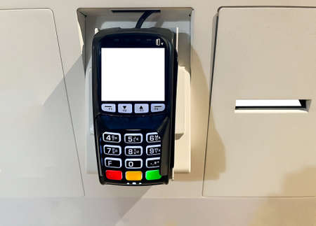 mobile bank card reader mockup