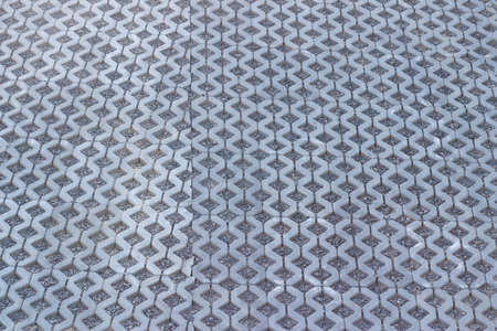 lawn grating for parking made of concrete