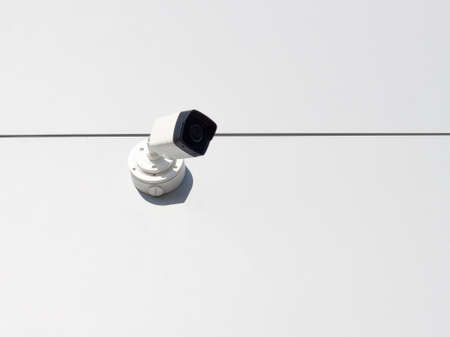 Modern video surveillance system designed to prevent theftの写真素材