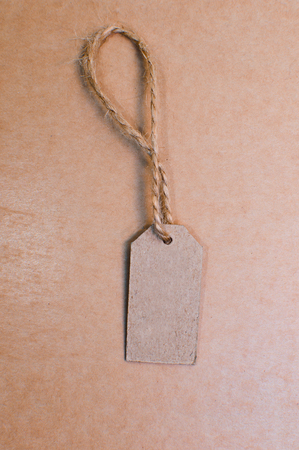 Empty shopping tag template.の写真素材