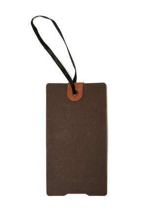 Sticker price of clothing, mock up label on a white backgroundの写真素材