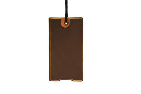 Price mock up label on white backgroundの写真素材