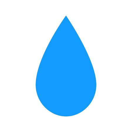 Black drop vector icon or rain icon isolated on white background. EPS 10のイラスト素材