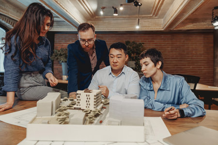 Enhancing Team Collaboration on Architectural Models within a Modern Workspace Environmentの写真素材
