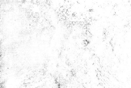 Subtle black halftone vector texture overlay. Monochrome abstract splattered white background. Dotted grain black and white gritty grunge backdrop. Dot and circle dirty effectのイラスト素材