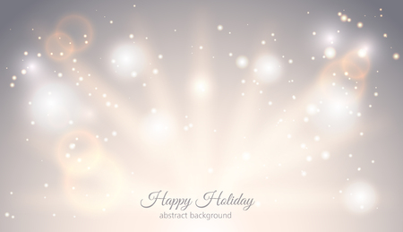 Abstract sparkling light magic horizontal background.のイラスト素材