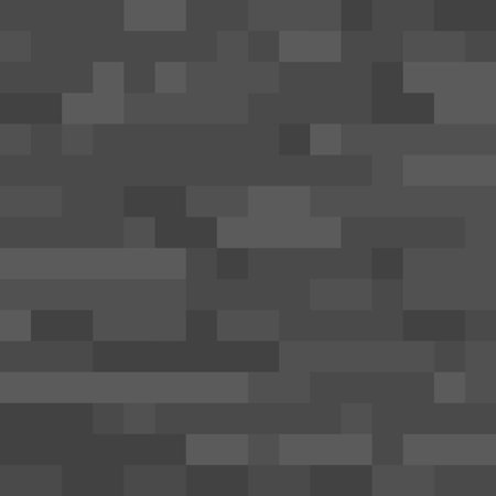 Pixel  style stone block background. Concept of game pixelated seamless square gray material background. vector illustration.のイラスト素材