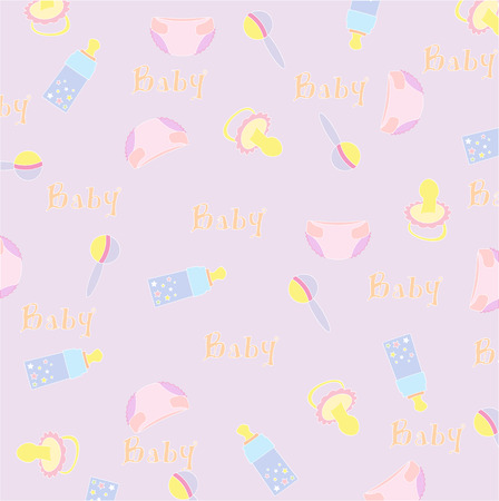 baby background , vectorのイラスト素材