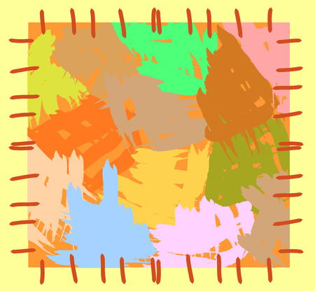 abstract multicolor background vectorのイラスト素材