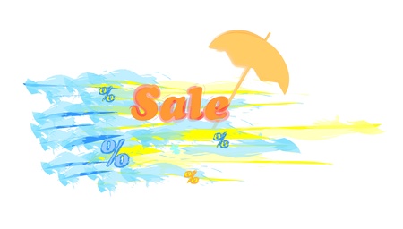 Summer sale vector illustrationのイラスト素材