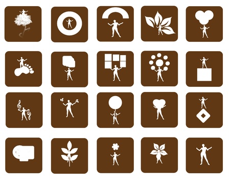 Web icon set vectorのイラスト素材