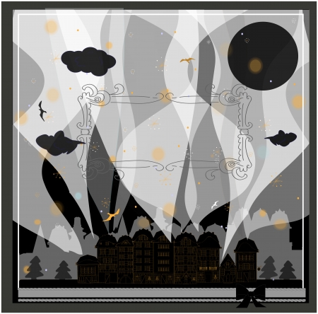 Card - Halloween with space for textのイラスト素材