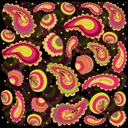 Beautiful bright vector  patternのイラスト素材