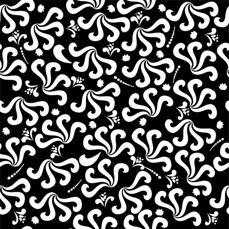Elegant seamless wallpaper pattern art illustration cutのイラスト素材