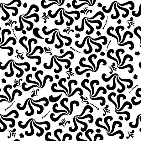 Elegant seamless wallpaper pattern art illustration cutのイラスト素材
