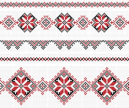 Collection of ornamentsのイラスト素材