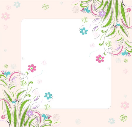 Romantic scrapbooking for invitation, greetingのイラスト素材