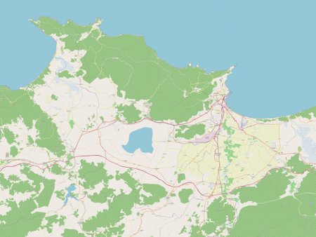 Annaba, province of Algeria. Open Street Map