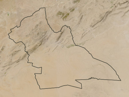 Laghouat, province of Algeria. Low resolution satellite mapの写真素材