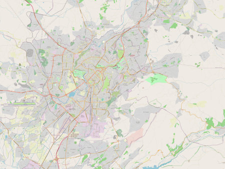 Erevan, city of Armenia. Open Street Mapの写真素材