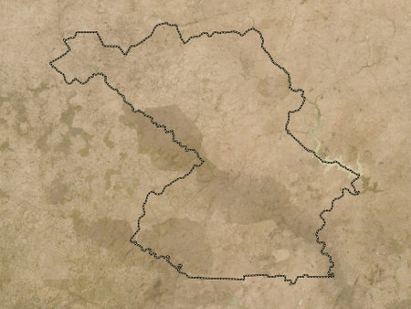 Centre-Sud, region of Burkina Faso. Low resolution satellite mapの写真素材