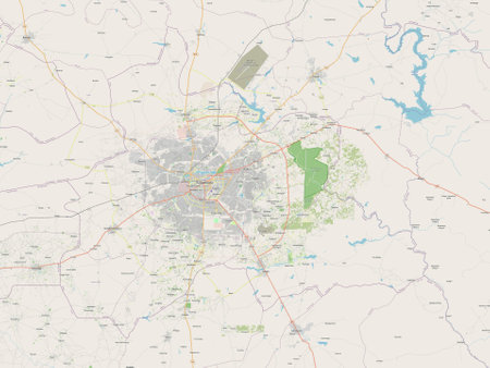 Centre, region of Burkina Faso. Open Street Mapの写真素材