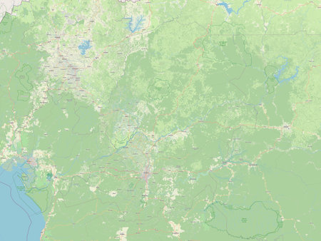 Centre, region of Cameroon. Open Street Map