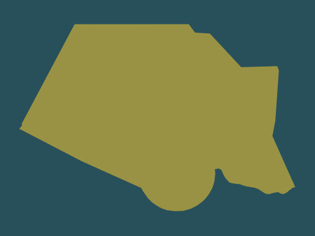 Borkou, region of Chad. Solid color shapeの写真素材